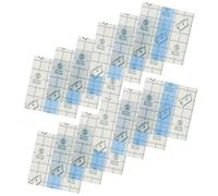 MOTHNUR 100pcs Self-adhesive Makeup Palettes 6cm Pu Film Waterproof Disposable Foundation Mixing Plates for Women Makeup Artists