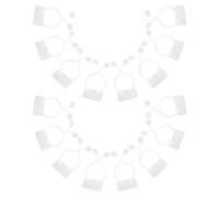 MOTHNUR 100pcs Self-Adhesive Pothos Plant Climber Support Hooks Garden Wall Hook for Indoor Plants Living Rooms Space-Saving Design Plastic Wall Fixture Clips Vine Fixing