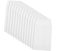 MOTHNUR 100pcs White Small Paper Money Envelopes for Cash Budget Saving Challenge and Organization Lightweight Seed and Tip Storage Practical for Keys Cards and Stamps