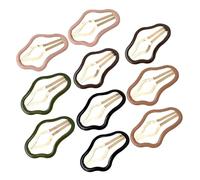 MOTHNUR 10pcs Cloud-shaped Hair Clips for Women Non-slip Decorative Hair Accessories for Multi-color Snap Pins for Styling and Everyday Use