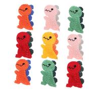 MOTHNUR 10pcs Dinosaur Hair Clips for Thick Hair Teens Snap Hairpins Decorative Barrettes with Cartoon Design