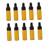 MOTHNUR 10pcs Essential Oil Bottles with Glass Droppers Refillable Small Glass Dispenser Bottles for Aromatherapy Lotion and Liquid Storage Airtight and Reusable