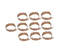 MOTHNUR 10Pcs Guzheng Code Installation Paper Light Brown Thick Guide for Accurate Placement Professional Zheng Code Location Map for Better Timbre Easy to Use