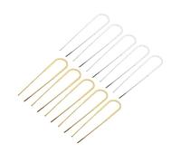 MOTHNUR 10pcs Hair Accessories Double Straight Hairpin u Shaped Hair Clips Fashionable