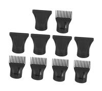 MOTHNUR 10pcs Hair Dryer Nozzle and Comb Attachments Concentrator for Frizz Reduction Shine Enhancement and Versatile Hair Styling Heat Resistant Blow Flat Accessories for Professional Use