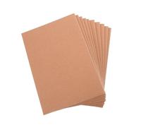 MOTHNUR 10pcs Kraft Paper Blank Notepads Thick Paper for Writing Sketching Planning Minimalist Design Personal Office Journal Notebooks