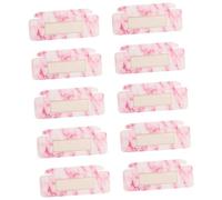 MOTHNUR 10pcs Portable False Eyelashes Boxes with Transparent Window Small Lash Storage Organizers Multifunctional Lash Containers for Daily Use and Travel Elegant Design