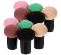 MOTHNUR 10pcs Pressed Powder Puff Mushroom Makeup Sponge Puff Wet Dry Beauty Tool for Professional Artists Beginners