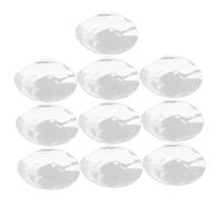 MOTHNUR 10pcs Professional Transparent Table Tennis Racket Protection Film Double-sided Thick Adhesive Paddle Guard Scratch-resistant Film for Racket Care