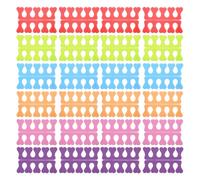 MOTHNUR 10pcs Reusable Sponge Toe Separators Soft Manicure Pedicure Tool Comfortable Finger Dividers Nail Art Beauty Accessories for Salon and Home Use