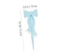 MOTHNUR 10Pcs Sea Blue Flower Wrapping Boxes with Bowknot, Handheld Bouquet Storage Containers, Paper Flower Packing Boxes for Valentine’S Day DIY Floral Arrangements