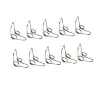MOTHNUR 10Pcs Silver Trumpet Watergate Key Springs Valve Replacement for Trumpet French Horn Tuba Easy to Install Professional Musical Instrument Accessories