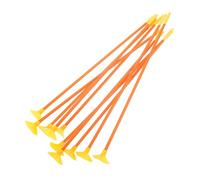 MOTHNUR 10pcs Suction Cup Arrows for Adults Plastic Archery with Safe Soft Tips Includes Standing Target for Indoor and Outdoor Practice Enhances Focus and Concentration