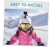 MOTHNUR 10pcs Vertical Surface Mount Adapter J-hooks for Action Cameras with Phone Clamp Thumb Screws Included Broad Compatibility for Outdoor Adventures and Smartphone Integration