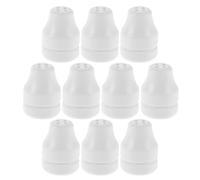 MOTHNUR 10pcs Window Blind Cord Pulls White Plastic Four-hole Curtain Tassels Replacement Blind Cord Repair Kit for Roman Shades