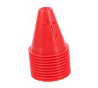 MOTHNUR 10Pcs Windproof Sports Spot Marker Cones High PE Exercise Cones for Football Skating Agility Training Colored Obstacle Equipment for Indoor Outdoor Use