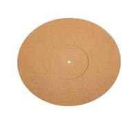 MOTHNUR 12-inch Cork Vinyl Record Turntable Mat Φ297*3mm Groove Natural Wood Tone Disc Protective Pad Shock Absorption for Vinyl Player Accessories
