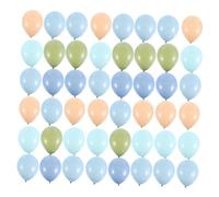 MOTHNUR 120pcs Vintage Balloon Kit Retro Color Latex Party Balloons for Wedding Birthday Celebrations Dusty Fog Blue with Easy Inflation for Unique Atmosphere