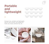 MOTHNUR 12Pcs Clear Glass Facial Mask Bowls for Home and Salon Use High Class Cosmetic Mixing Bowls for Essential Oils and DIY Face Masks