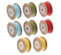 MOTHNUR 12pcs Cotton Trim Cord for Jewelry Making Soft Macrame Cord for Bracelets Pendants and Keychains Vibrant Colors Lake Fruit