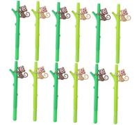 MOTHNUR 12Pcs Cute Monkey Gel Pens Multi-function Writing Pens Portable Business for School Home Office with Smooth Ink Flow and Plastic Design