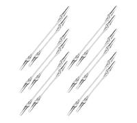 MOTHNUR 12pcs Double Ends Alligator Clamps Memo Holder Photo Clips with Strong Wire for Office Home School Display Compact Lightweight and Design