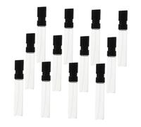 MOTHNUR 12pcs Glass Mini Spray Bottles Clear Refillable Perfume Dispenser for Travel Cosmetic Bags Essential Oil Sample Atomizer Container