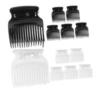 MOTHNUR 12pcs Hot Roller Clips for Hair Styling Volumizing Hair Curlers Rollers Clamp Heat Resistant Design