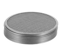 MOTHNUR 12pcs Mason Jar Strainer Mesh Lids Stainless Steel Sprouting Caps Reusable Filter Covers for Wide Mouth Canning Jars Rustproof Screens for Seeds Herbs Alfalfa Broccoli