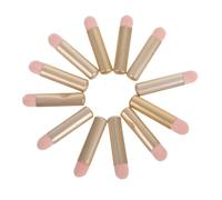 MOTHNUR 12pcs Mini Travel Makeup Brush Portable Tipped Brushes for Eyeshadow Concealer Lip Application Lightweight Compact Multi-use Cosmetics Tools for Women