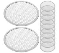 MOTHNUR 12pcs Stainless Steel Sprouting Jar Lid Kit with Filter Mesh Strainer Wide Mouth Mason Jar Caps for Seed Germination Reusable Canning Supplies for Kitchen Sprout Growing and