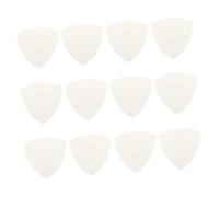 MOTHNUR 12pcs Transparent Nylon Yueqin Picks Non-slip Liuqin Plectrums Professional Musical Instrument Accessories for Da Ruan and Yueqin Players
