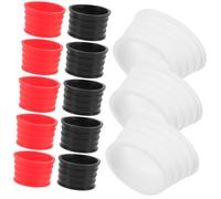 MOTHNUR 15pcs Tennis Badminton Grip Bands with Silicone Overgrips and Sweat-absorbing Rings for Anti-slip Racket Protection Suitable for Tennis Badminton Squash and Fitness Equipment