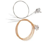 MOTHNUR 16-String Metal Lyre Harp Strings Replacement Set Golden Steel Harp String Accessories Maintenance and Musical Instrument Repair