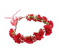MOTHNUR 1pc Floral Garland Headdress for Weddings Elegant Flower Crown Headband for Brides and Bridesmaids Beautiful and Comfortable Hair Accessory for Ceremonies and Photoshoots