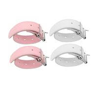 MOTHNUR 2 Pairs Adjustable Leather Bicycle Basket Straps for Front Cargo Bike Rack Colorful Bike Basket Belts with Design for Adults