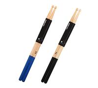 MOTHNUR 2 Pairs Maple Wood Snare Drum Sticks with Non-slip Grip Lightweight Ergonomic Drumsticks for Electric Drums and Live Performance