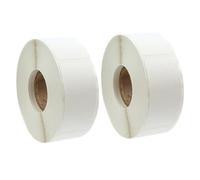 MOTHNUR 2 Rolls Rectangle Seal Stickers Blank DIY Self-Adhesive Labels for Packaging Address Price Tags Easy Peel and Stick Total for Food Bags Envelopes and Home Organization