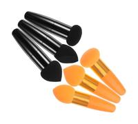 MOTHNUR 2 Set Portable Latex Makeup Sponge Set Beauty Powder with Handle for Wet Dry Foundation Compact Travel Makeup Pens for Natural Smooth Finish The Go