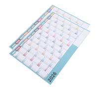 MOTHNUR 2 Sets Jumbo Wall Calendar Large Yearly Planner Chart for Home Office Family Organization Academic Schedule Poster with Full Year View and Monthly Planning