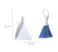 MOTHNUR 2 Sets Mini Broom and Dustpan Set with Hanging Portable Desktop Cleaning Tools for Narrow Spaces Household Supplies for Keyboard Laptop and Home Use Random Colors Random Color