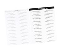 MOTHNUR 2 Sheets Simulation Eyebrow Stickers Hair Like Artificial Easy to Apply Natural Look for Sparse No Eyebrows