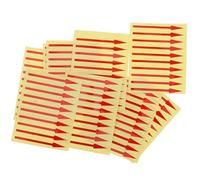 MOTHNUR 200pcs Reflective Pressure Gauge Arrow Stickers Self-Adhesive Direction Indicator Decals for Instrument Panels Moisture-Resistant High Visibility for Accurate Device Marking