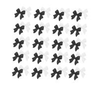 MOTHNUR 200pcs Resin Bow Nail Charms for Nail Art Manicure Decorations for Weddings Christmas Birthdays Prom Year