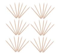 MOTHNUR 200pcs Wood Cuticle Pusher Sticks for Nails Double-sided Nail Care Tool Kit for Manicure and Pedicure Gentle Dead Skin Remover for Home and Salon Use