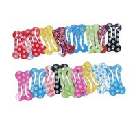 MOTHNUR 20pcs Bone-shaped Hair Clip Dog Accessories Dogs Puppy Accessories Pet Grooming Random Color