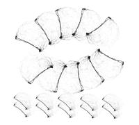 MOTHNUR 20pcs Elastic Mesh Hair Bun Nets for Women High Elastic Nylon Invisible Hairnet with Large Comfortable Secure Fit for Ballet Dance Flight Attendants Professional Hair Styling