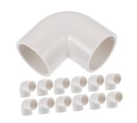 MOTHNUR 20pcs Plastic Elbow Connectors Water Joint Adapters for Hydroponic Garden Hose Systems Bulk Fittings with Smooth Surface and Stable Structure