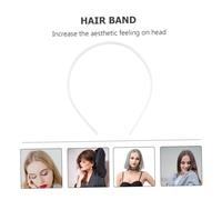 MOTHNUR 20pcs Plastic Headbands for Women and Men Flat Back Hairbands Simple Unisex Hair Accessories for Fashionable Plain Hair Clasp for Everyday Wear and
