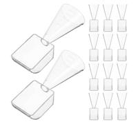 MOTHNUR 20pcs Plastic Measuring Spoons Multi Purpose Mini Spoon for Facial Mask Baking Milk Powder Liquid and Powder Measurement Tools